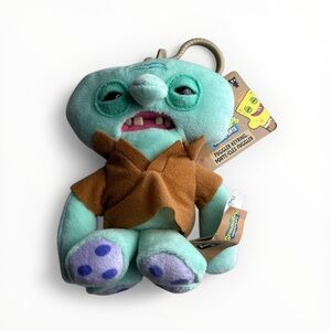 SpongeBob Squarepants Teal Plush Keyring with Brown Shirt
